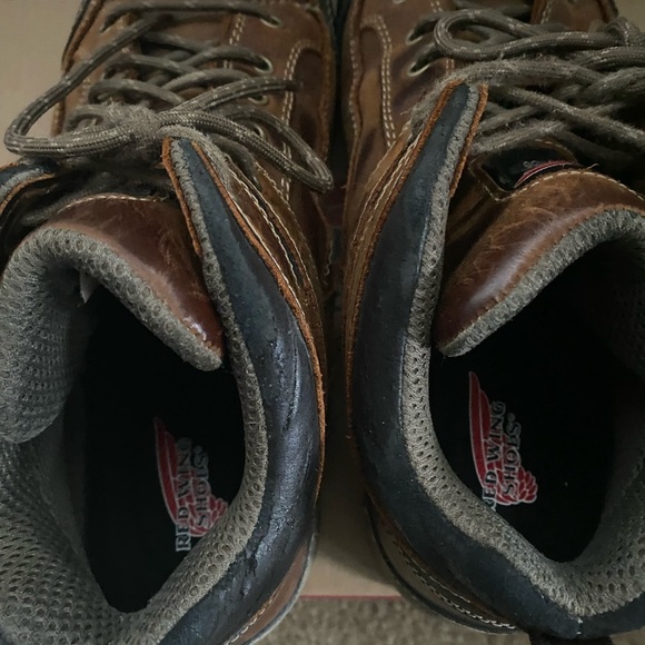 RED WING TRUHIKER
MEN'S 5-INCH SAFETY TOE HIKER  LEATHER COMFORT DURABLE BOOT 13 - Picture 14 of 16